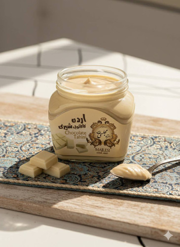 ارده شیری طبیعی بستهبندی ۳۵۰ گرم