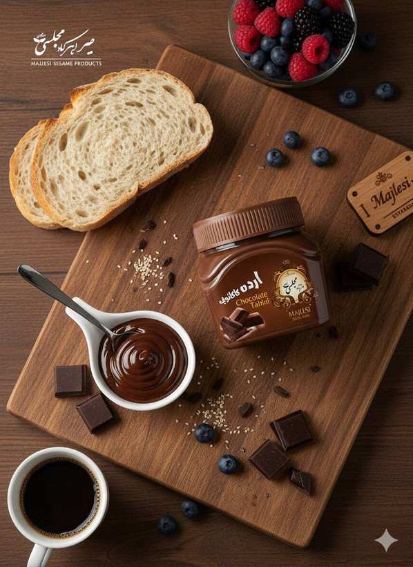 بستهبندی ۳۵۰ گرمی ارده کاکائویی